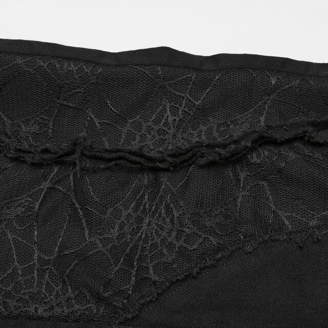Gothic Stretch-Jeans Morbid Soul mit Spinnennetz