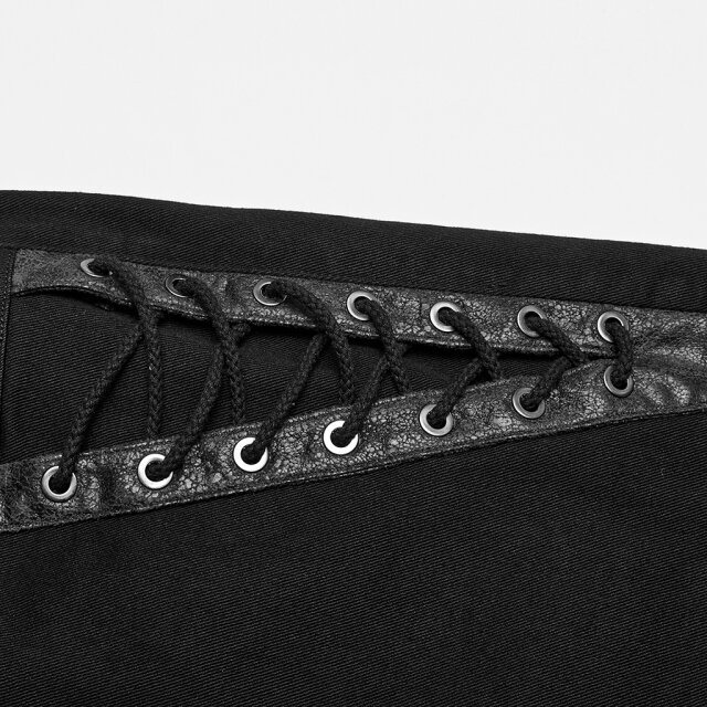 Gothic Stretch-Jeans Morbid Soul mit Spinnennetz