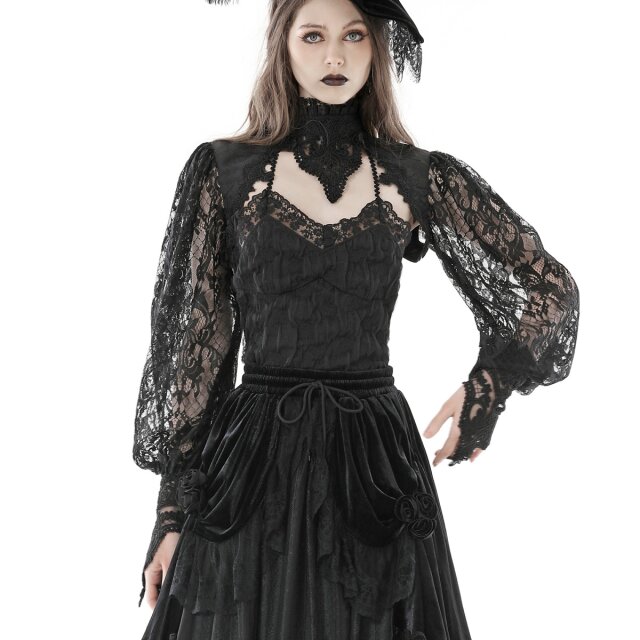 Bolero Mysaria mit hohem Kragen L