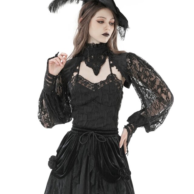 Bolero Mysaria mit hohem Kragen L
