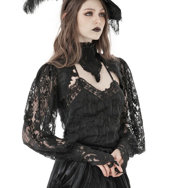 Bolero Mysaria mit hohem Kragen L