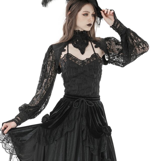 Bolero Mysaria mit hohem Kragen L