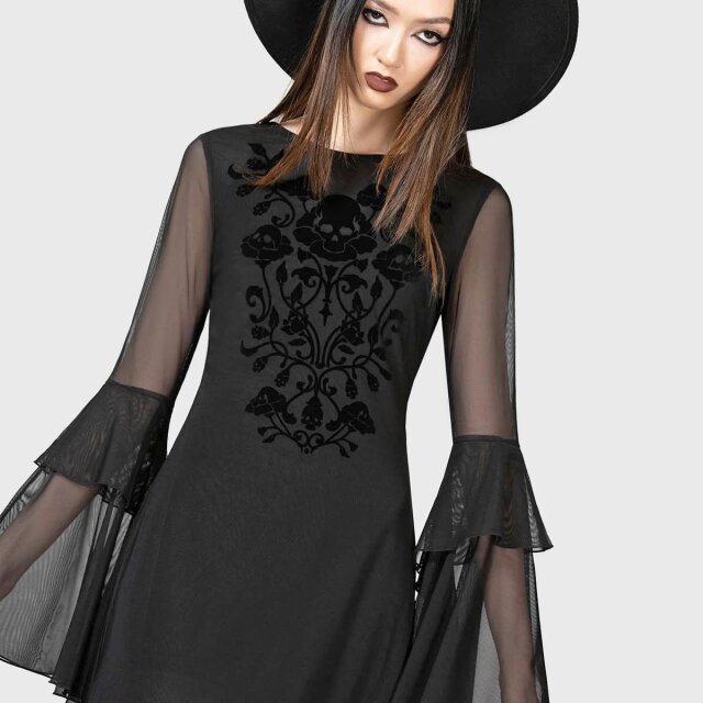 KILLSTAR Elfin Heart Maxi Kleid L
