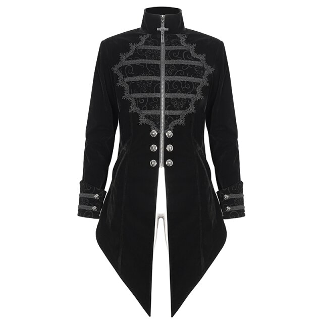 Victorian Goth Velvet Frock Coat Götterdämmerung