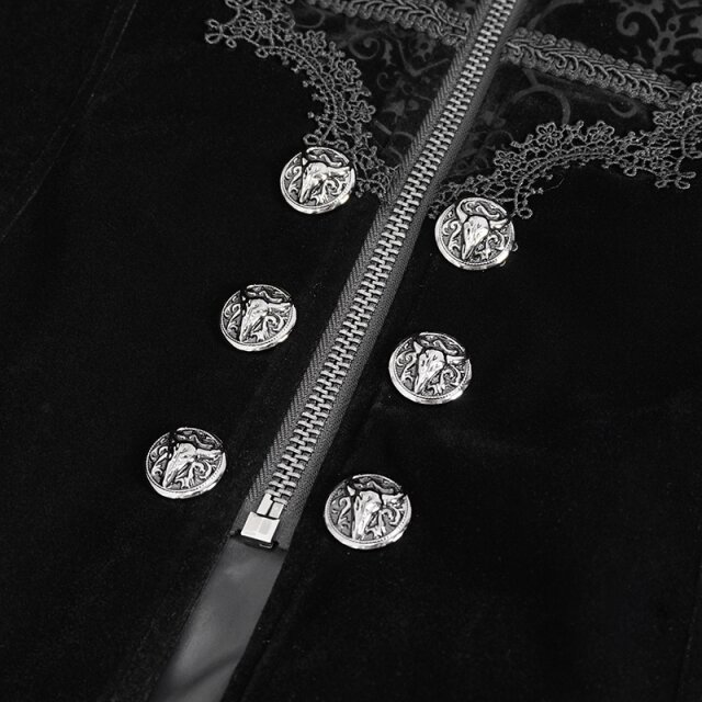 Victorian Goth Velvet Frock Coat Götterdämmerung