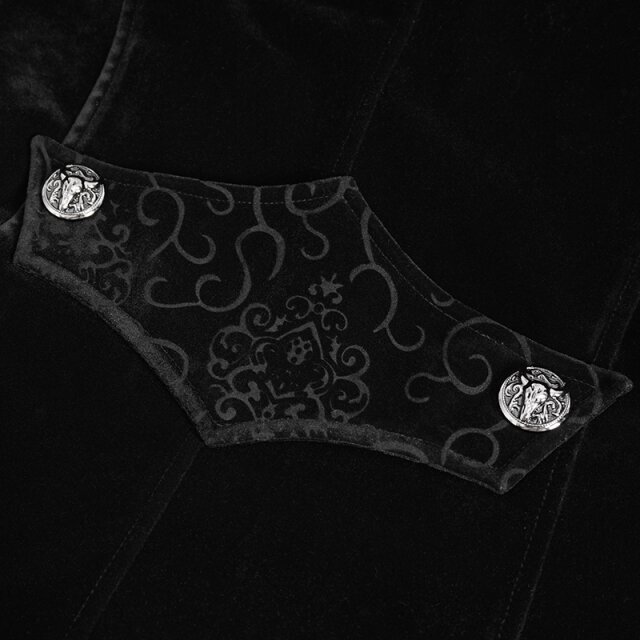 Victorian Goth Velvet Frock Coat Götterdämmerung