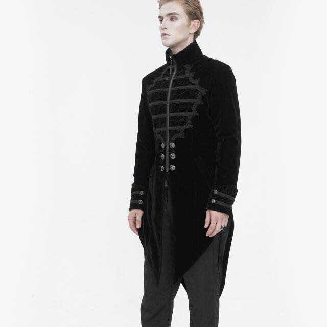Victorian Goth Velvet Frock Coat Götterdämmerung