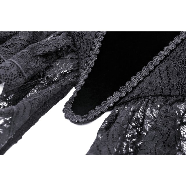 Victorian Goth Korsagentop Tragedy mit Schößchen XL
