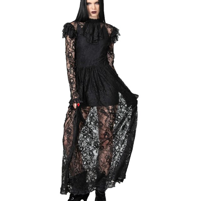 KILLSTAR Enmity Maxi Kleid aus Spitze XXL