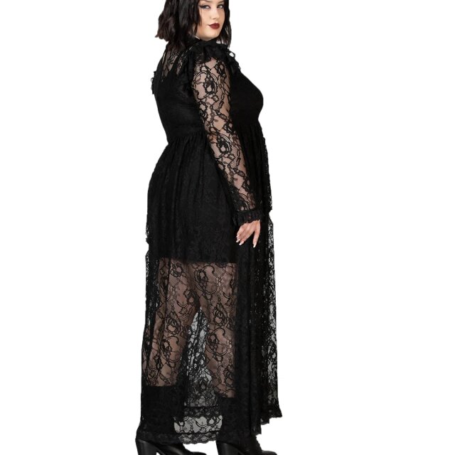KILLSTAR Enmity Maxi Kleid aus Spitze XXL