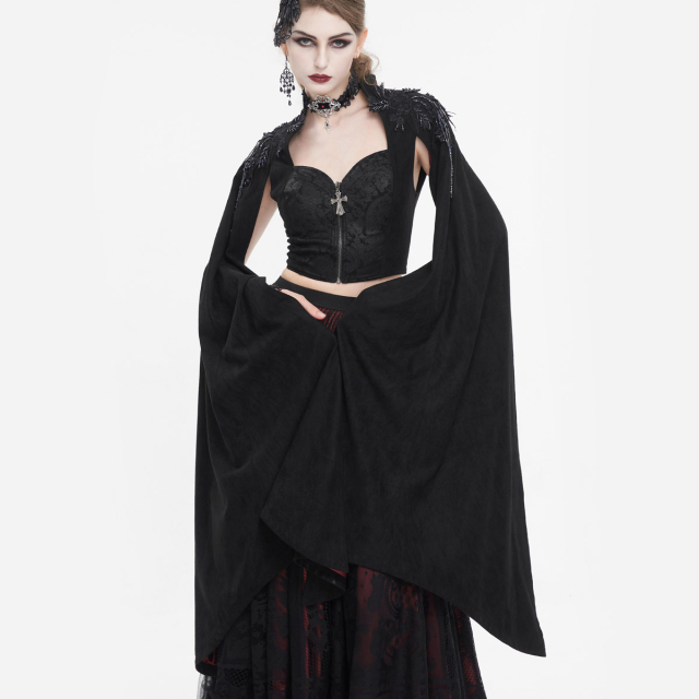 Gothic Velour Bolero Estella with XXL Sleeves