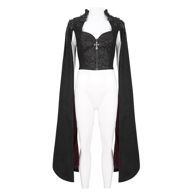 Gothic Velour Glimmer in the Moonlight Estella with XXL Sleeves