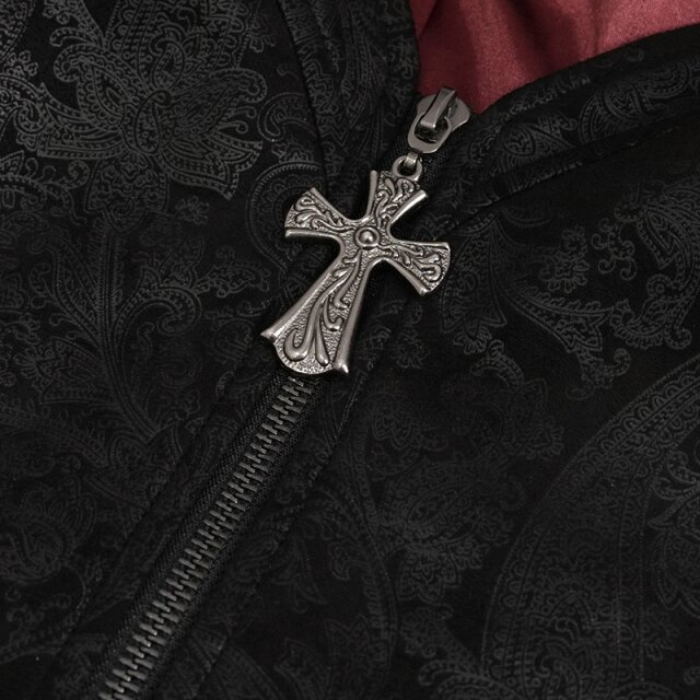 Gothic Velours Bolero Glimmer in the Moonlight mit XXL Ärmeln