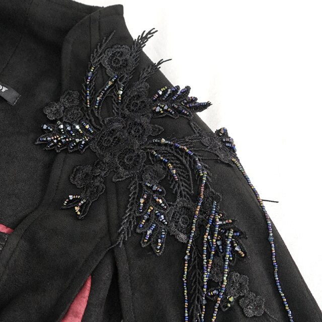 Gothic Velours Bolero Glimmer in the Moonlight mit XXL Ärmeln