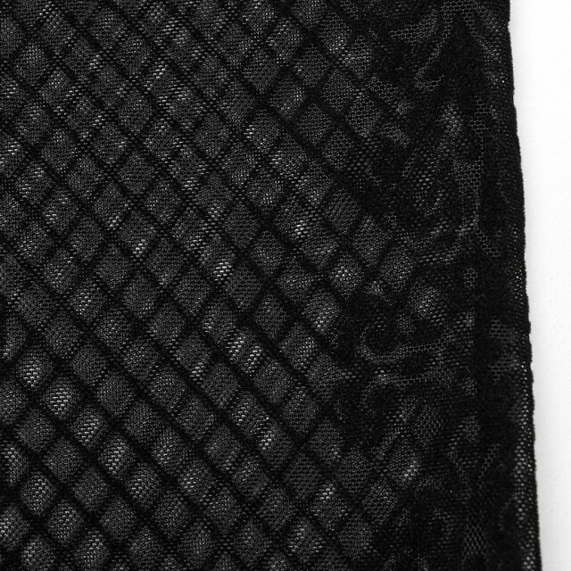 Transparent flocked long sleeve shirt Myrcella