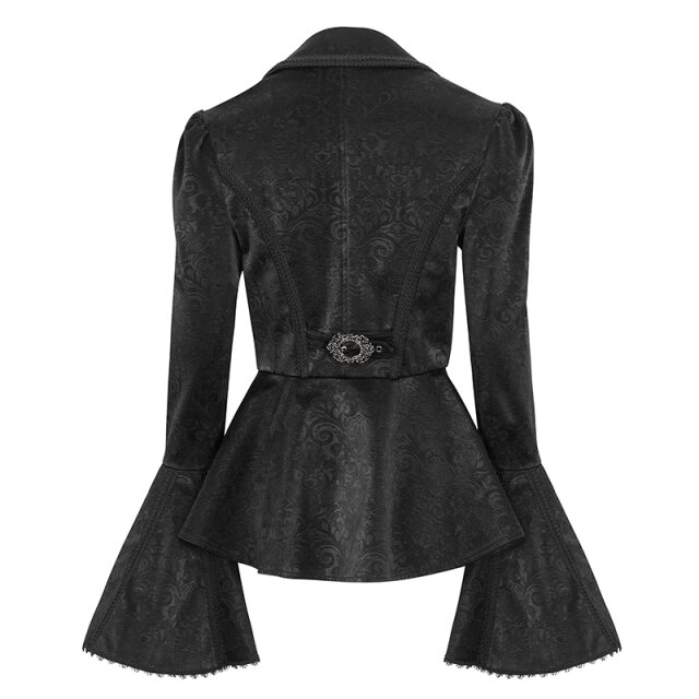 Devil Fashion Schößchenjacke Amore dOmbra mit Trompetenärmeln XXL