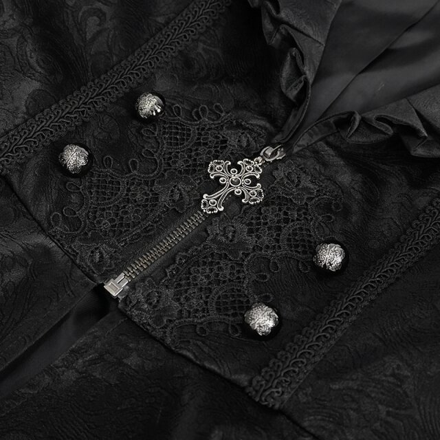 Devil Fashion Schößchenjacke Amore dOmbra mit Trompetenärmeln XXL