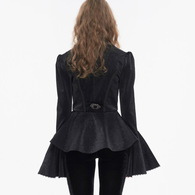 Devil Fashion Schößchenjacke Amore dOmbra mit Trompetenärmeln XXL