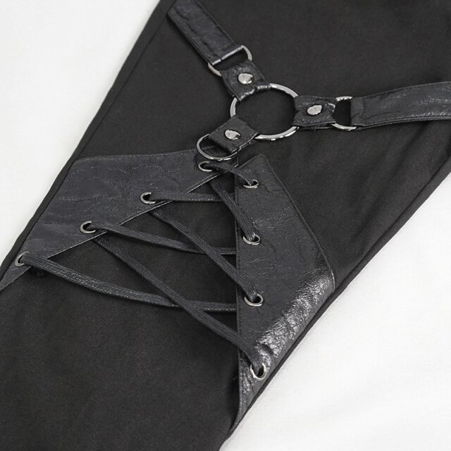 Skinny Stretch-Jeans Sacred Myth mit Riemen