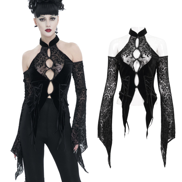 Dark romantic Devil Fashion Off-Shoulder (TT239) Gothic...