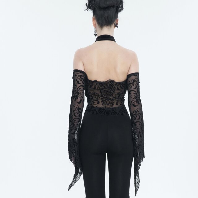 Romantic off-shoulder blouse Follow Me To Darkness