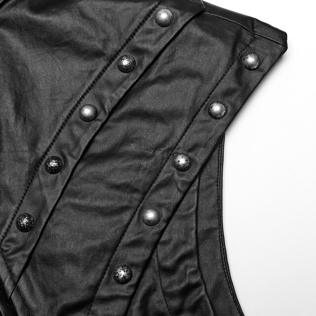 Post-apocalypse shirt Throne of Aegon with mesh and faux leather details