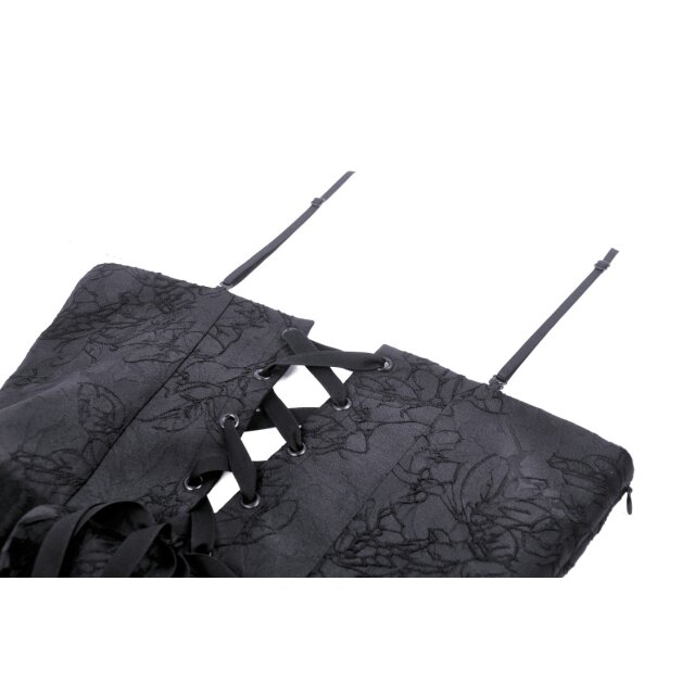 Tapered hi-low dress Demonic Lilith with straps