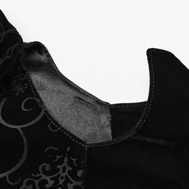 PUNK RAVE Samt Bolero Firefly mit Schulterspitzen XXL