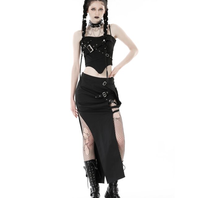 Bauchfreies Punk Korsagentop Birth of the Parasite