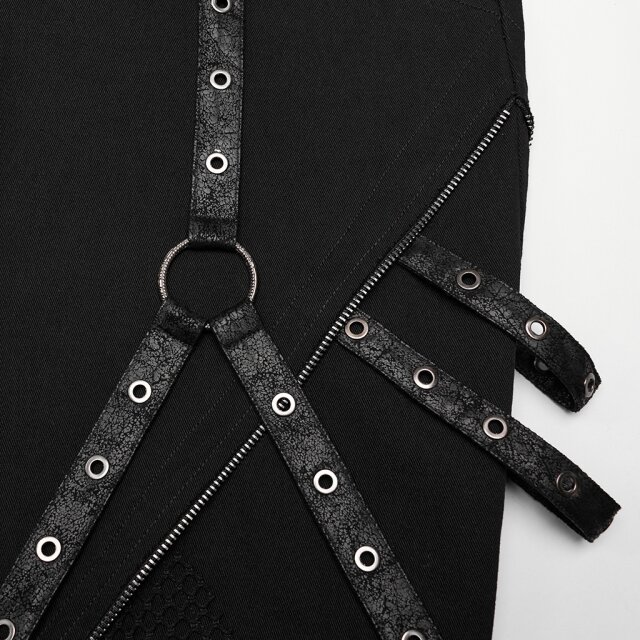 Weite PUNK RAVE Gothic Bondagehose Nomad of the Shadow