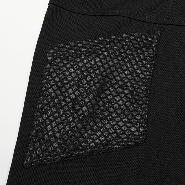 Wide PUNK RAVE Gothic bondage trousers Nomad of the Shadow