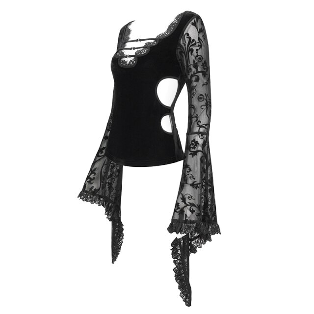 Sinnliches Gothic Blusenshirt Nightfall XXL