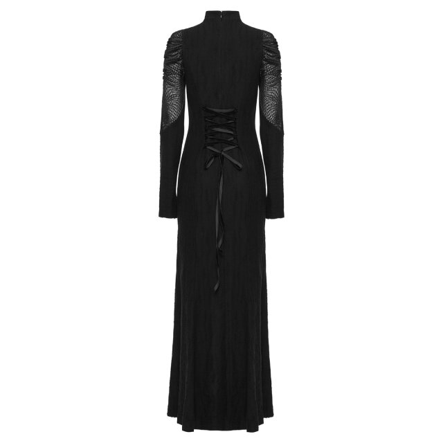 Langes PUNK RAVE Postapokalypse Kleid Laenor 4XL