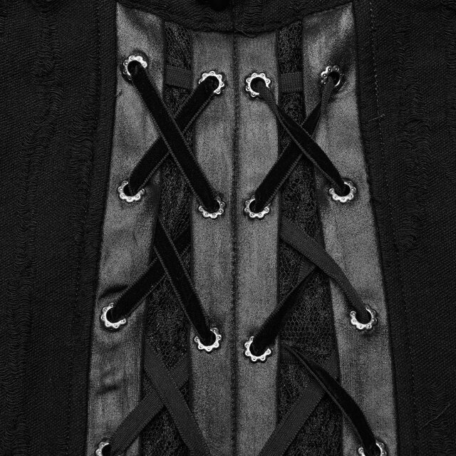 Langes PUNK RAVE Postapokalypse Kleid Laenor 4XL