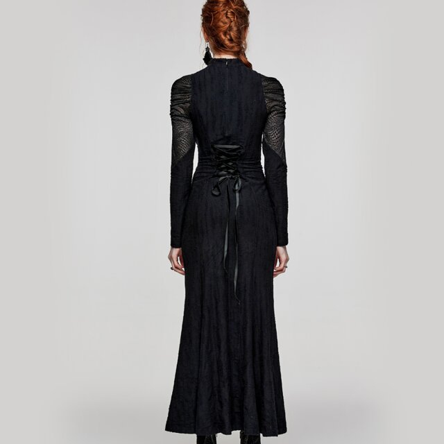 Langes PUNK RAVE Postapokalypse Kleid Laenor 4XL