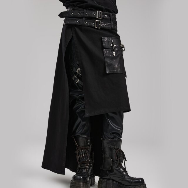 PUNK RAVE halfskirt Triade with cargo pocket