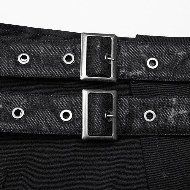PUNK RAVE halfskirt Triade with cargo pocket
