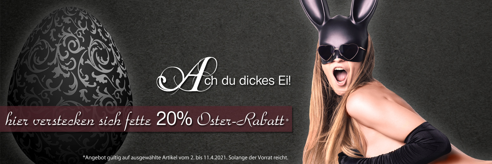 20 Prozent Oster-Rabatt auf angesagte Gothic-Mode von Marken wie PUNK RAVE und KILLSTAR